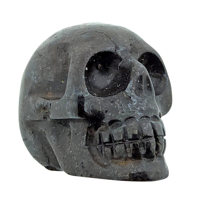 NWA chondrite skull – meteorite carving 2 cm