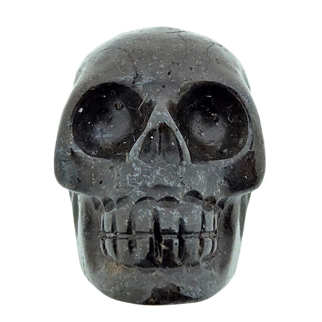 NWA chondriet schedeltje – meteoriet carving 2 cm