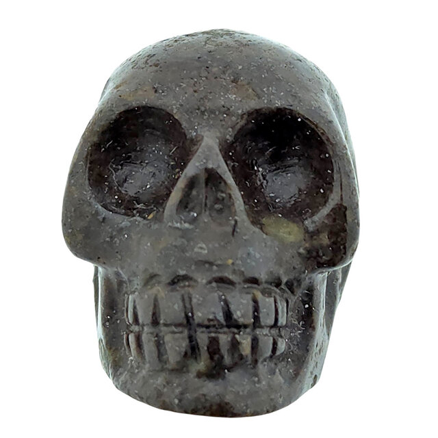 NWA chondrite skull – meteorite carving 2 cm