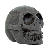 NWA chondrite skull – meteorite carving 2 cm