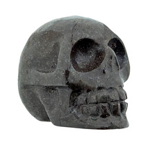 NWA chondriet schedeltje – meteoriet carving 2 cm
