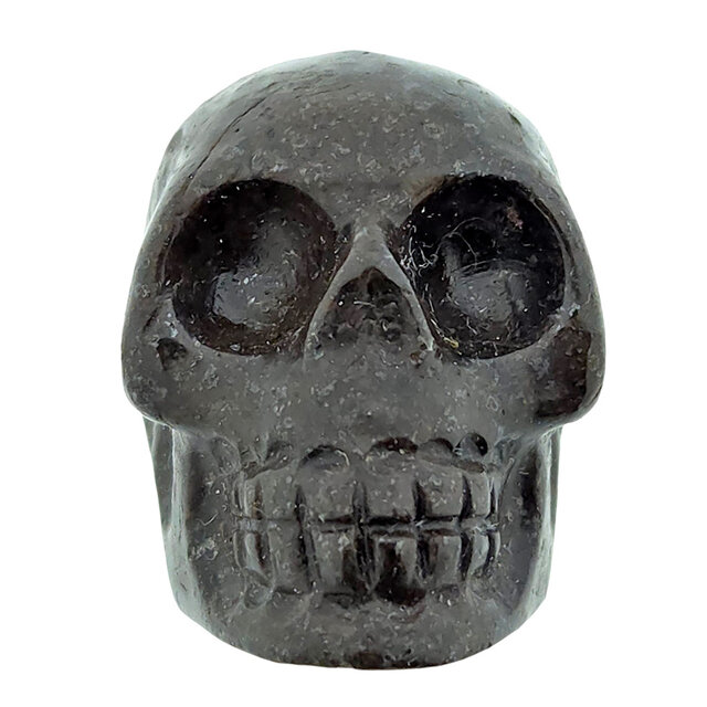 NWA chondrite skull – meteorite carving 2 cm