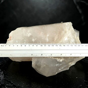Bergkristallgruppe, klarer Quarz mit natürlichen Kristallspitzen  5,5 KG