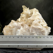 Rock crystal cluster, clear quartz with natural crystal points 1,6 kg