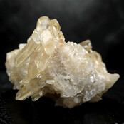 Rock crystal cluster, clear quartz with natural crystal points 1,6 kg
