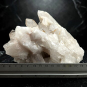 Rock crystal cluster, clear quartz with natural crystal points 1,25 kg