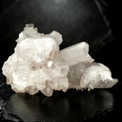 Rock crystal cluster, clear quartz with natural crystal points 2,3 kg