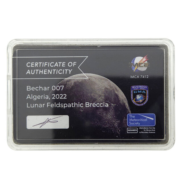 Bechar 007, Mondmeteorit, feldspathaltige Brekzie aus Algerien – Kopie