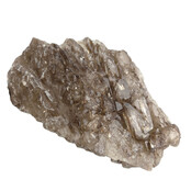 Smoky quartz from Brazil with elestial growth, also known as alligator quartz