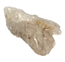 Smoky quartz from Brazil with elestial growth, also known as alligator quartz