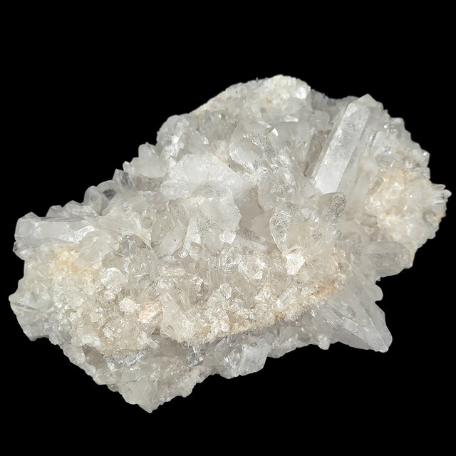 Rock crystal cluster, clear quartz with natural crystal points 2,5 kg