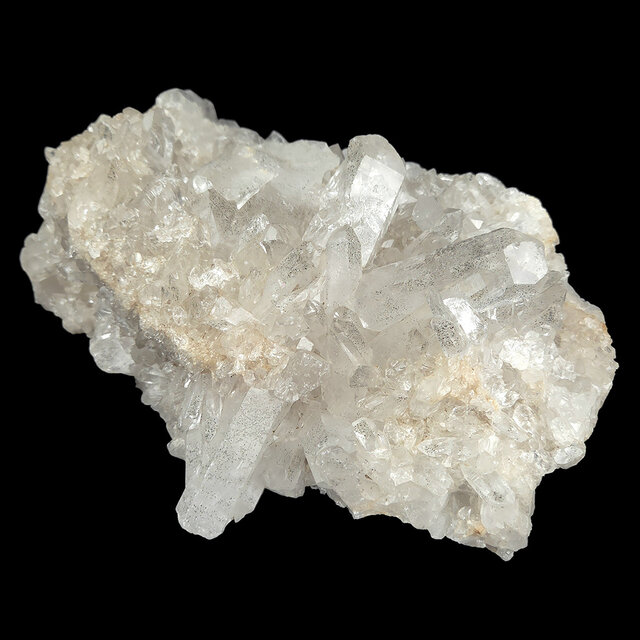 Rock crystal cluster, clear quartz with natural crystal points 2,5 kg