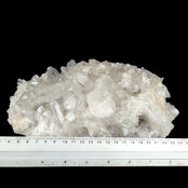 Rock crystal cluster, clear quartz with natural crystal points 2,5 kg