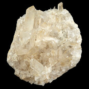 Rock crystal cluster, clear quartz with natural crystal points 5 kg
