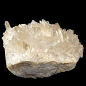 Rock crystal cluster, clear quartz with natural crystal points 5 kg