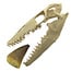 Mosasaurus tand met 3D schedel van 10 cm