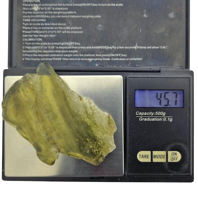 Libyan glass or gold tektite polished
