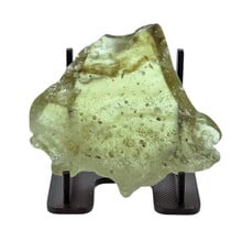 Libysches Glas oder Goldtektit poliert