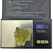 Libyan glass or gold tektite polished