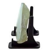 Libyan glass or gold tektite polished