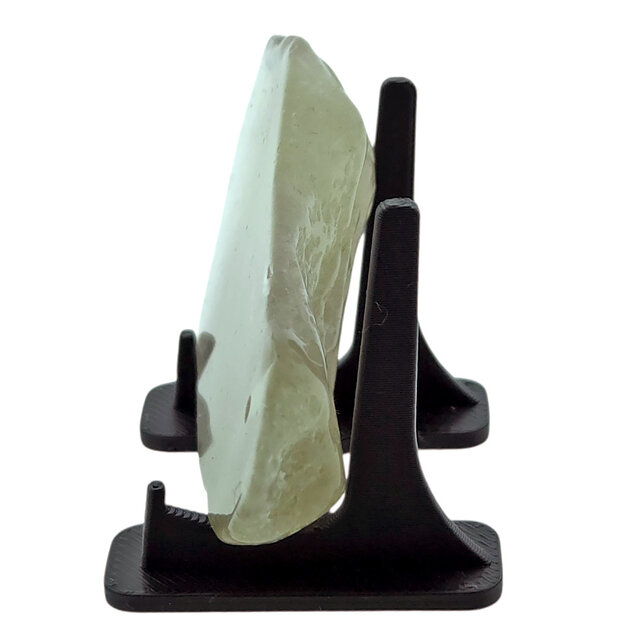 Libyan glass or gold tektite polished