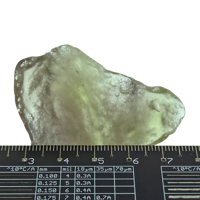 Libyan glass or gold tektite polished