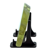 Libyan glass or gold tektite polished