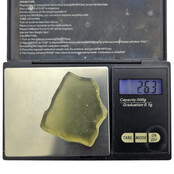 Libyan glass or gold tektite polished