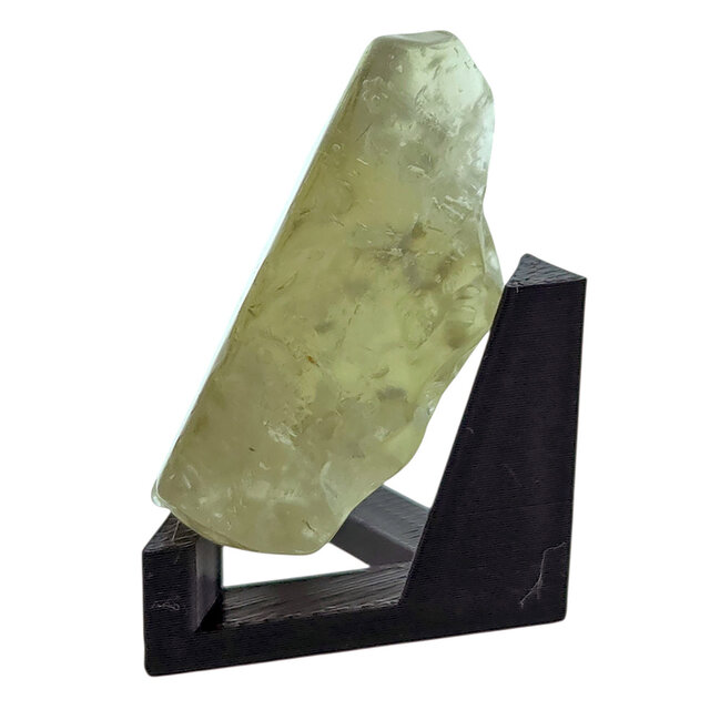 Libysches Glas oder Goldtektit poliert