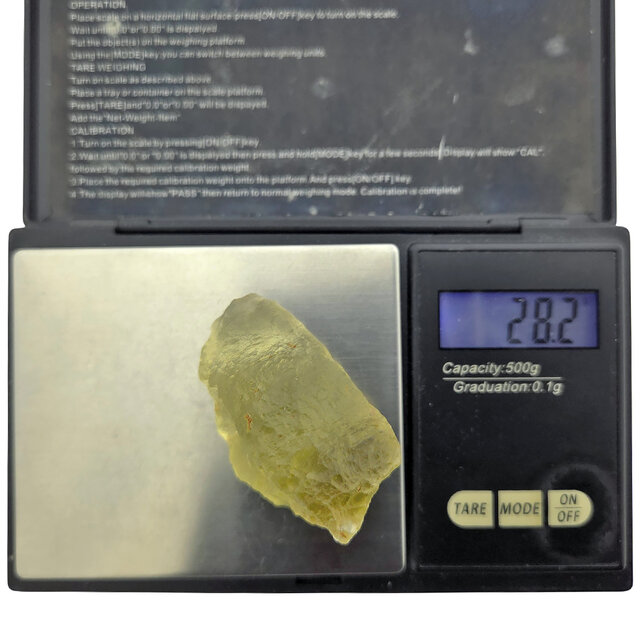 Libysches Glas oder Goldtektit