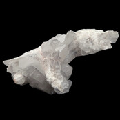 Bergkristal cluster, heldere kwarts met natuurlijke kristalpunten 1,6 kg