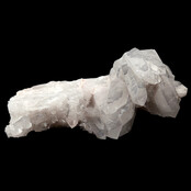 Rock crystal cluster, clear quartz with natural crystal points 1,6 kg