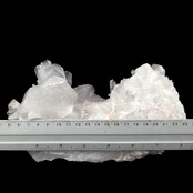 Rock crystal cluster, clear quartz with natural crystal points 1,6 kg