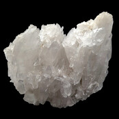 Rock crystal cluster, clear quartz with natural crystal points 1,75 kg