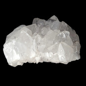 Bergkristallgruppe, klarer Quarz mit natürlichen Kristallspitzen  1,9 KG