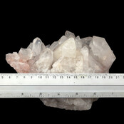 Rock crystal cluster, clear quartz with natural crystal points 1,8 kg