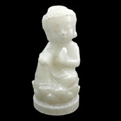 Selenite Buddha B quality