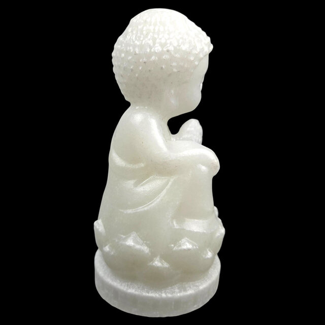 Selenite Buddha B quality