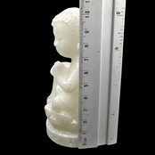 Selenite Buddha B quality