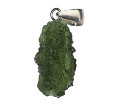 Moldavite pendant in silver 3,27 grams