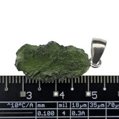 Moldavit-Anhänger in Silber 3,27 Gramm