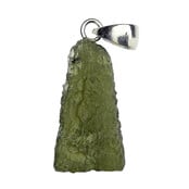 Moldavite pendant in silver 2,3 grams