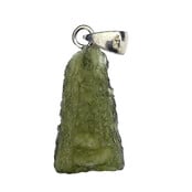 Moldavite pendant in silver 2,3 grams