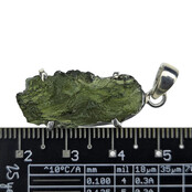 Moldavite pendant in silver 4,35 grams