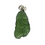 Moldavite pendant in silver 3,3 grams