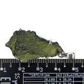 Moldavite pendant in silver 5 grams