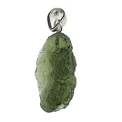 Moldavite pendant in silver 2,9 grams