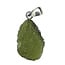 Moldavite pendant in silver 2,2 grams