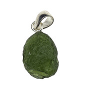 Moldavite pendant in silver 2,9 grams