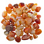 Carnelian tumbled stones 1 kg